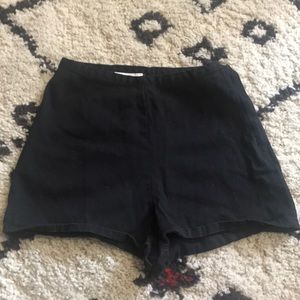 American Apparel Denim black shorts size 26